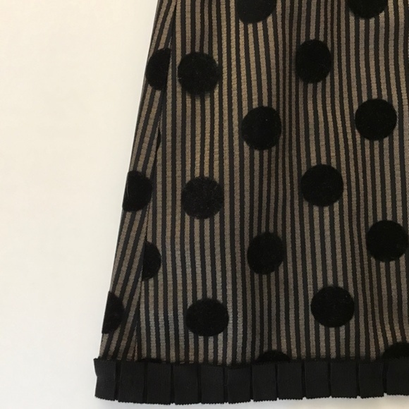 Nanette Lepore Corset Velvet Dot Dress 8 M - Picture 3 of 7